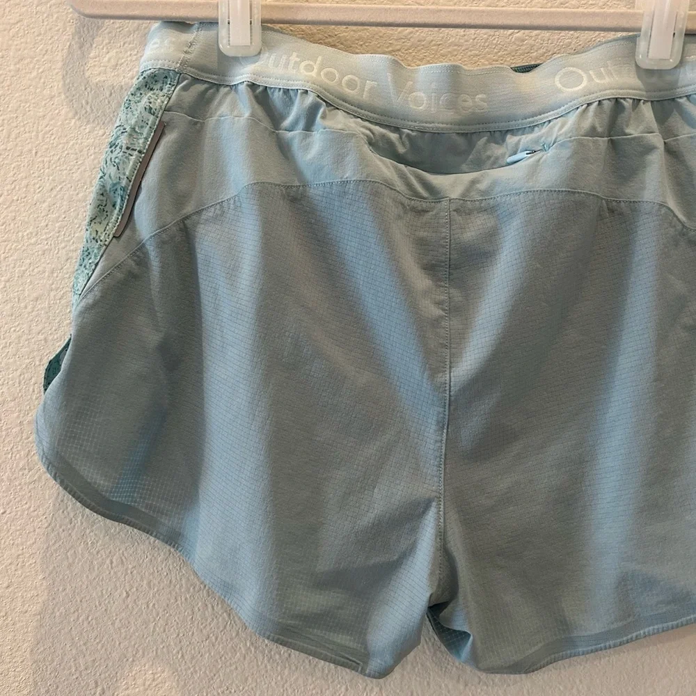 Outdoor Voices Light Blue Relay Athletic Shorts_3